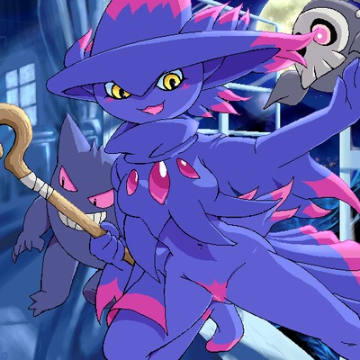 anthro_pokemon anthrofied duskull female g-sun gengar mismagius pok&eacute;mon_(species) pokemon pokemon_(species) rule34