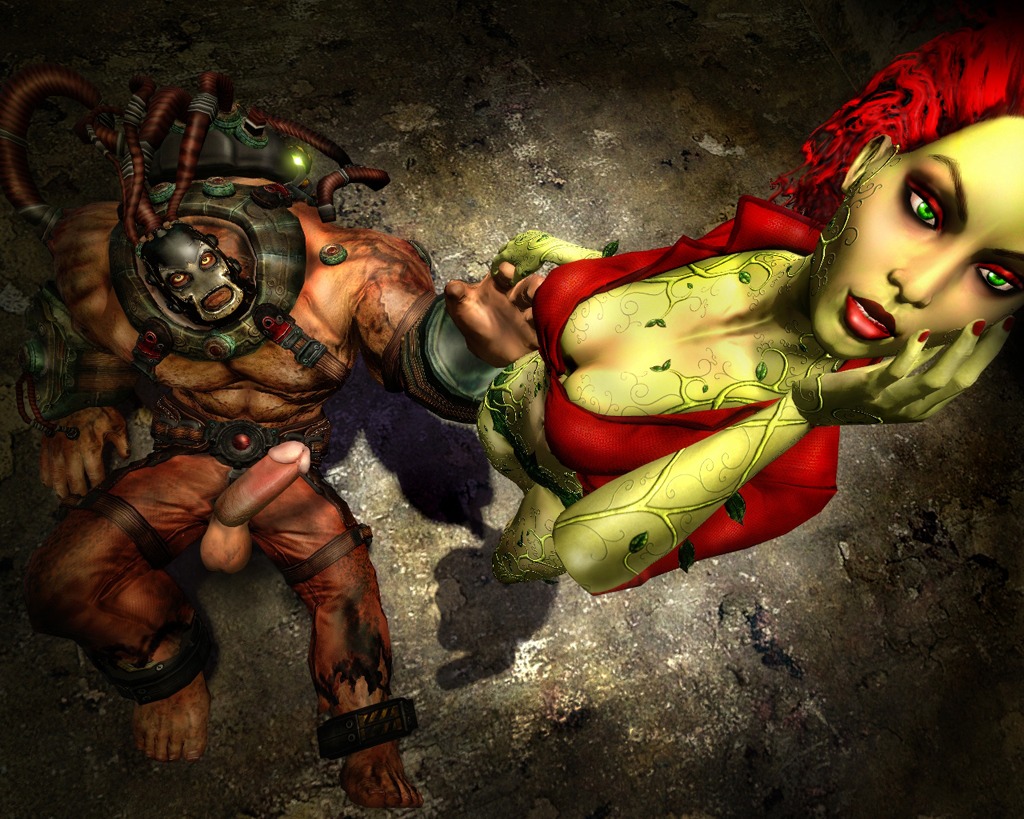 3d bane barefoot batman:_arkham_asylum batman_(series) dc dc_comics female garry's_mod gninrom green-skinned_female green_skin male pamela_isley poison_ivy poison_ivy_(arkham) poison_ivy_(arkham_asylum) rocksteady_studios rule34