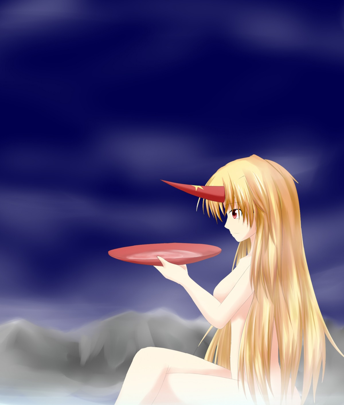 female hoshiguma_yuugi rule34 tagme touhou