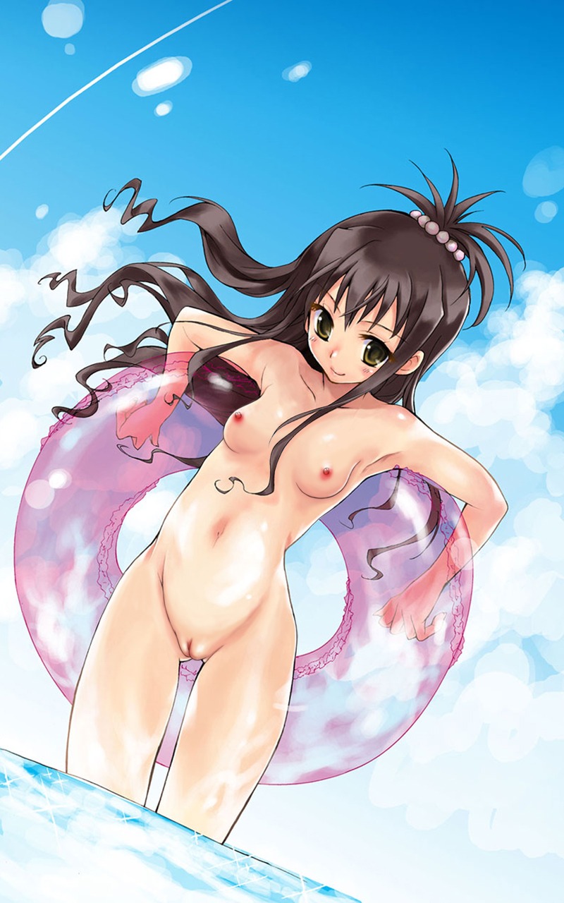 breasts female innertube kashiwagi_shiho nipples nude oppai pussy rule34 small_breasts tagme to_love-ru uncensored vagina water yuuki_mikan