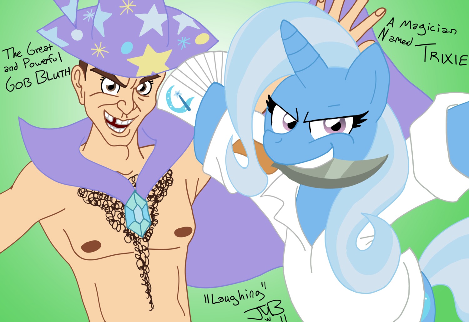 arrested_development crossover female friendship_is_magic gamebuddy123 gob_bluth my_little_pony rule34 smooth_skin trixie_(mlp)