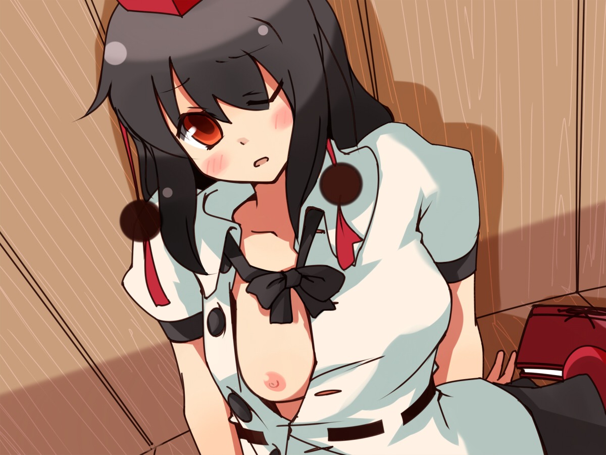 female rule34 shameimaru_aya tagme touhou