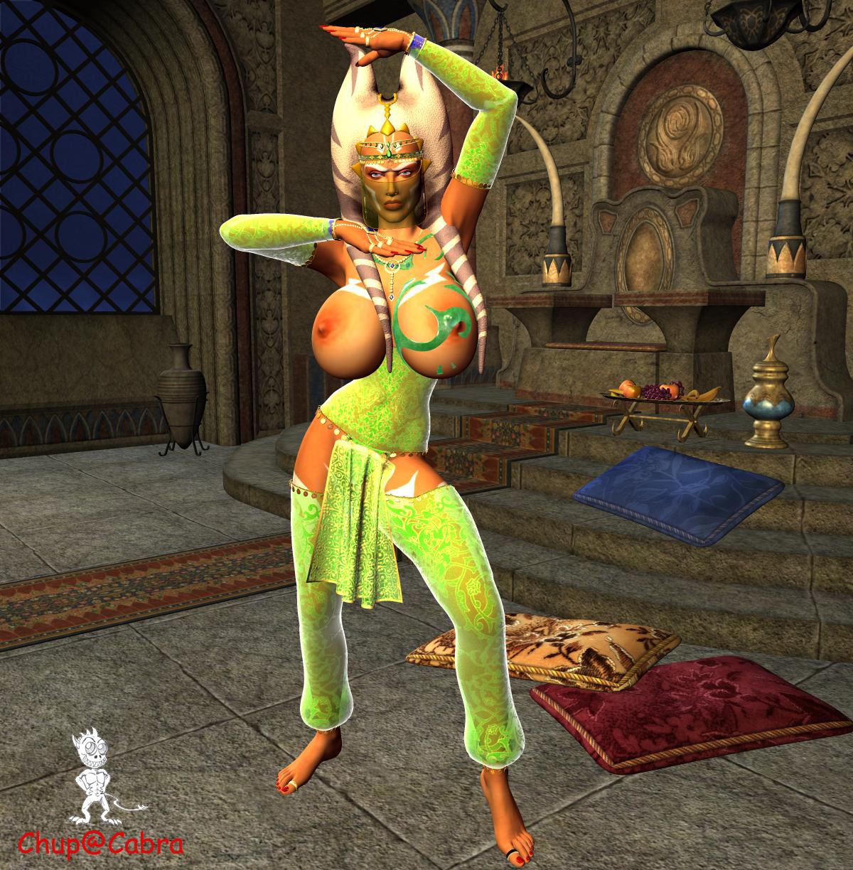 1girls 3d aged_up ahsoka_tano chup@cabra clone_wars clone_wars_ahsoka_(aged_up) female female_only rule34 solo star_wars tagme text togruta