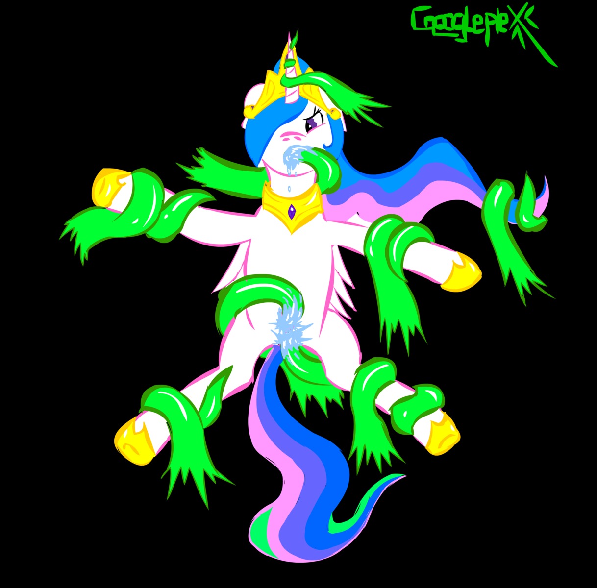 female friendship_is_magic my_little_pony princess_celestia_(mlp) rule34 smooth_skin tagme