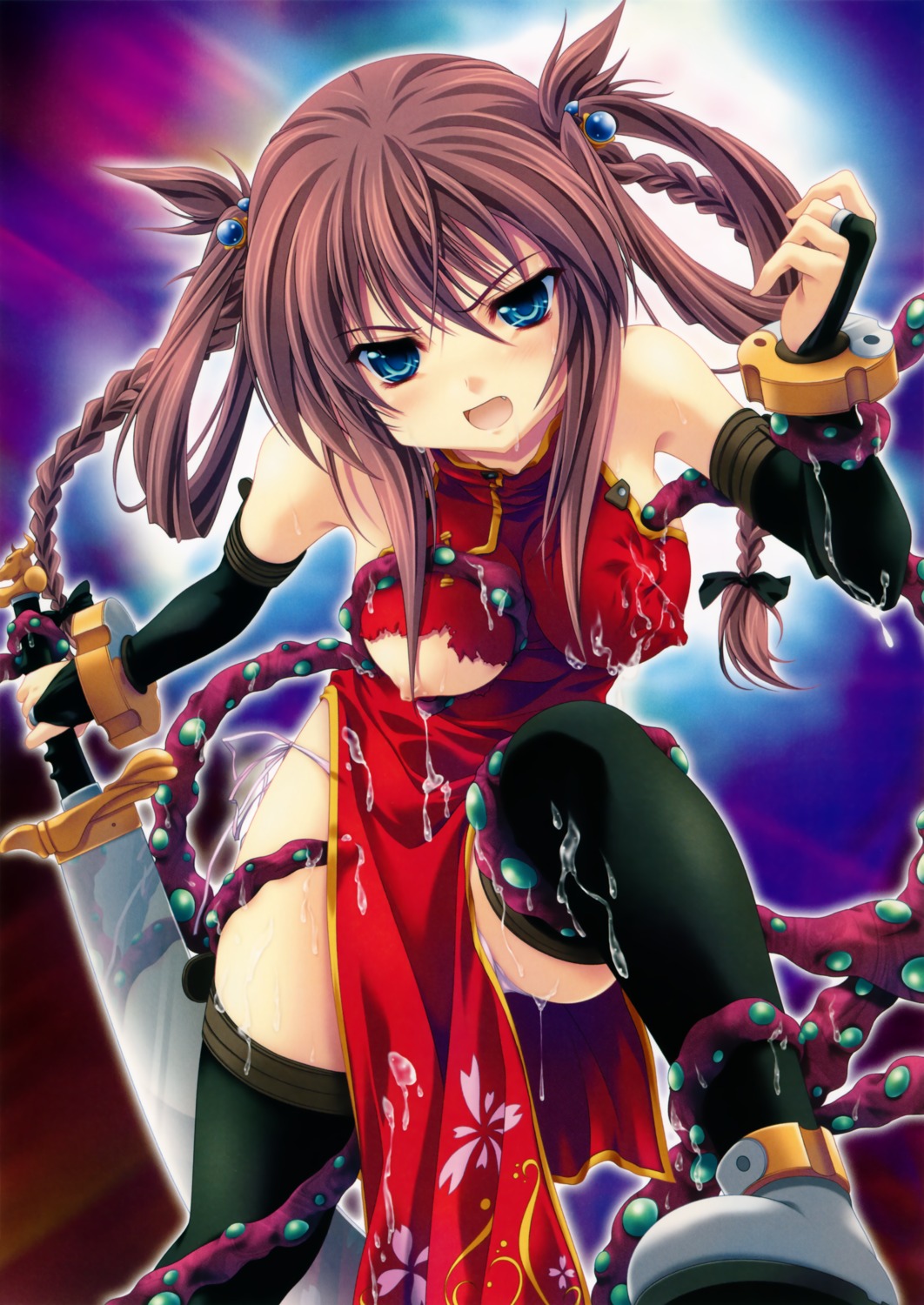 ambiguous_penetration chinadress covered_penetration dress female implied_penetration implied_sex long_dress miyama-zero nipple_bulge rule34 sex_under_clothes sex_under_dress tentacle tentacle_under_dress tentacles_under_clothes thighhighs torn_clothes