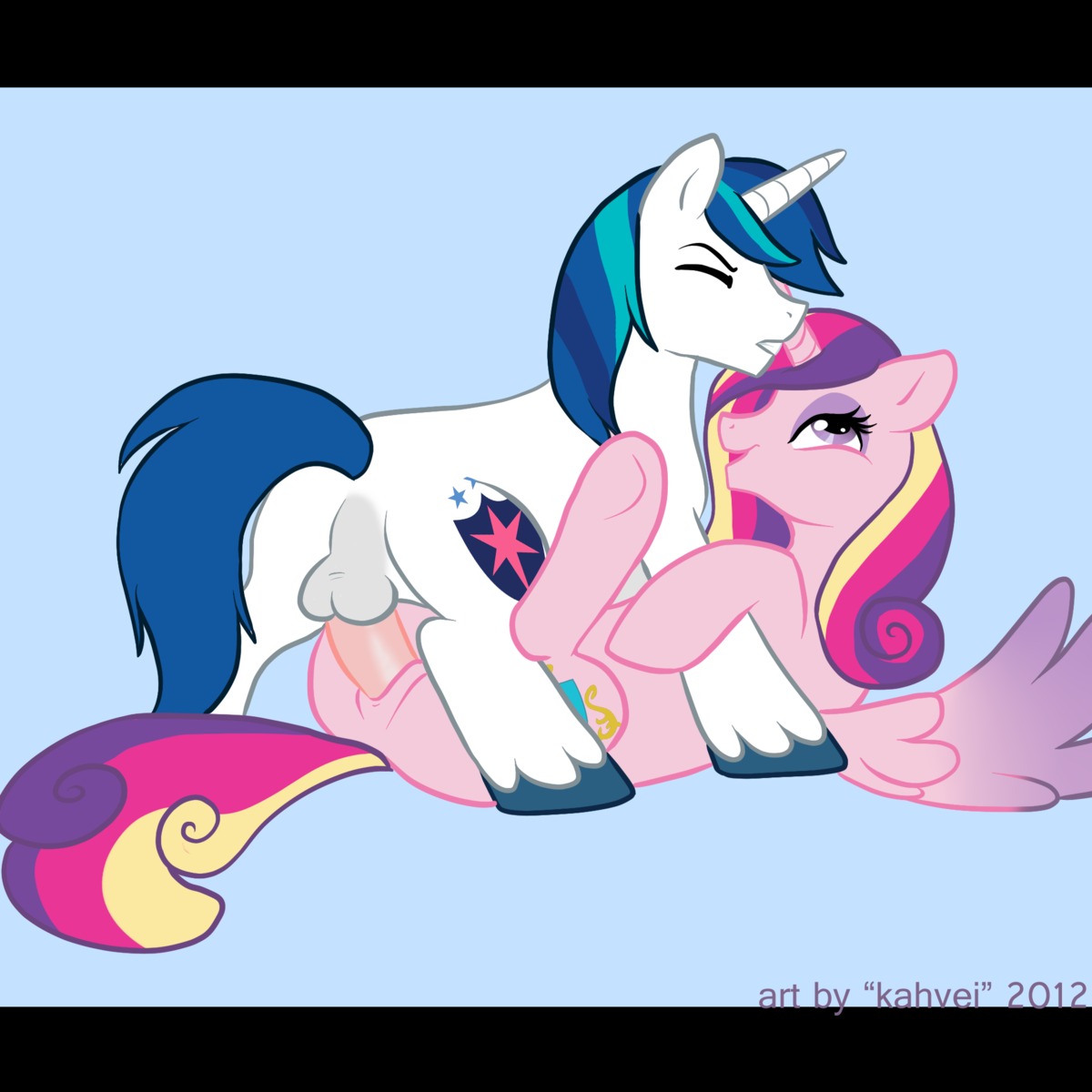 1:1 black_bars canon_couple cutie_mark duo e621 equid equine erection feathered_wings feathers female female_penetrated feral friendship_is_magic from_front_position genitals hair hasbro hi_res hooves horn intraspecies kahvei letterbox lying male male/female male_penetrating male_penetrating_female mammal missionary_position monochrome my_little_pony mythological_creature mythological_equine mythology nude on_back penetration penile penile_penetration penis penis_in_vagina princess_cadance_(mlp) quadruped sex shining_armor_(mlp) tail unicorn vaginal vaginal_penetration vulva winged_unicorn wings