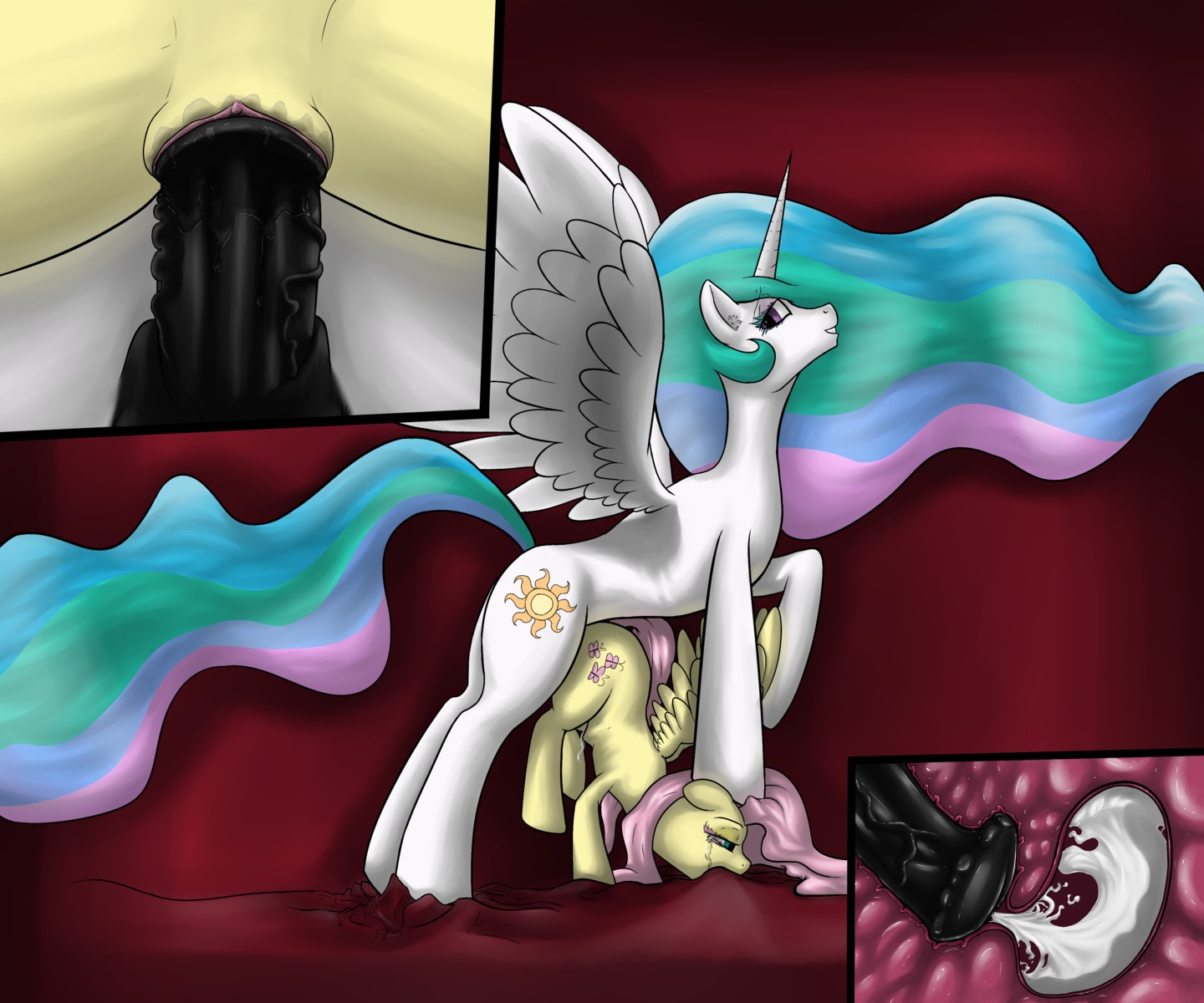 6:5 abdominal_bulge absurd_res animal_genitalia animal_penis bodily_fluids clitoris crying cum cum_in_uterus cum_in_vagina cum_inside cutie_mark duo e621 equid equine equine_genitalia equine_penis erection feathered_wings feathers female female_penetrated feral fluttershy_(mlp) forced friendship_is_magic fur genital_fluids genitals gynomorph gynomorph/female gynomorph_penetrating gynomorph_penetrating_female hair hasbro hi_res horn infernal-beggar internal intersex intersex/female intersex_penetrating intersex_penetrating_female long_hair mammal multicolored_hair my_little_pony mythological_creature mythological_equine mythology nude pegasus penetration penile penile_penetration penis penis_in_vagina pink_hair princess_celestia_(mlp) purple_eyes rape sex size_difference teal_eyes tears teeth uterus vaginal vaginal_canal vaginal_penetration vulva white_body white_fur wing_boner winged_unicorn wings yellow_body yellow_feathers yellow_fur