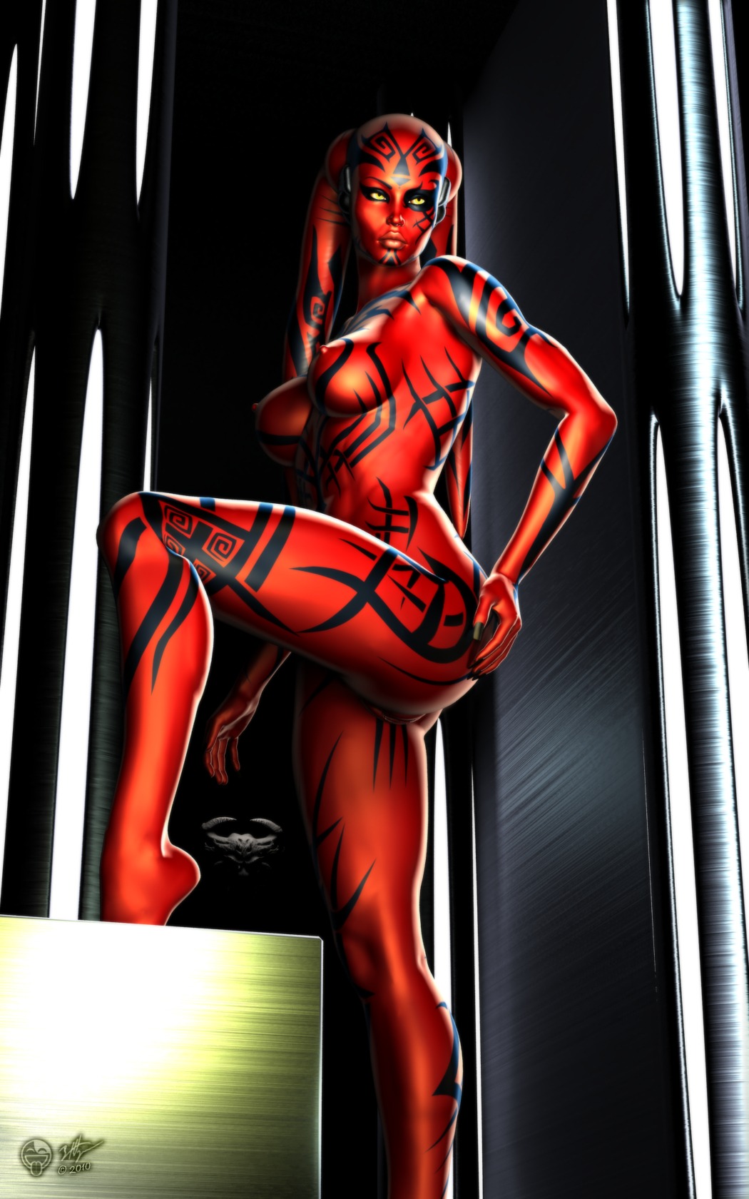 2010 3d alien darth_hell darth_talon female red_skin rule34 sith star_wars star_wars:_legacy tattoo twi'lek
