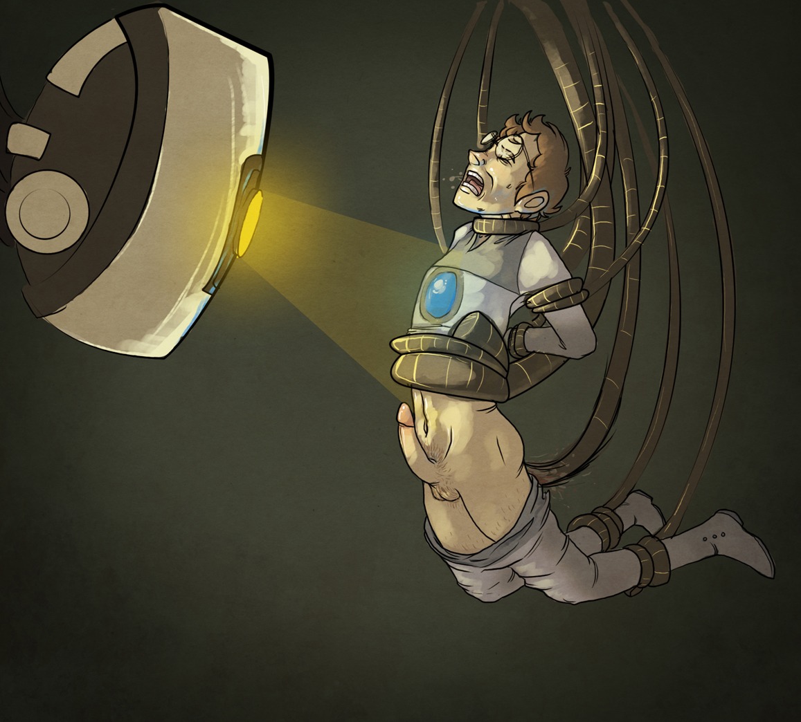 1boy 1girls artist_request female glados glados_(central_core) human male penis portal_(series) portal_2 rule34 straight tagme valve wheatley