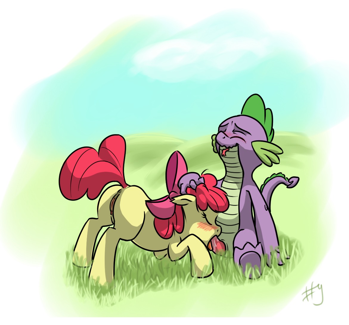 accessory anatomically_correct anatomically_correct_genitalia anatomically_correct_vulva animal_genitalia animal_vulva anthro anthro_on_feral anthro_penetrating anthro_penetrating_feral anus apple_bloom_(mlp) bent_over bestiality blush bodily_fluids bow_(feature) bow_accessory bow_ribbon butt dragon duo e621 earth_pony equid equine equine_genitalia equine_vulva erection eyes_closed fellatio female female_penetrated feral feral_penetrated friendship_is_magic genitals hair hair_accessory hair_bow hair_ribbon hasbro horse interspecies looking_pleasured male male/female male_penetrating male_penetrating_female mammal my_little_pony mythological_creature mythological_scalie mythology oral oral_penetration penetration penile penile_penetration penis penis_in_mouth pony red_hair ribbons saliva scalie sex sharpy spike_(mlp) tail tongue tongue_out tongue_out_fellatio vulva young young_anthro young_female young_feral young_male young_on_young