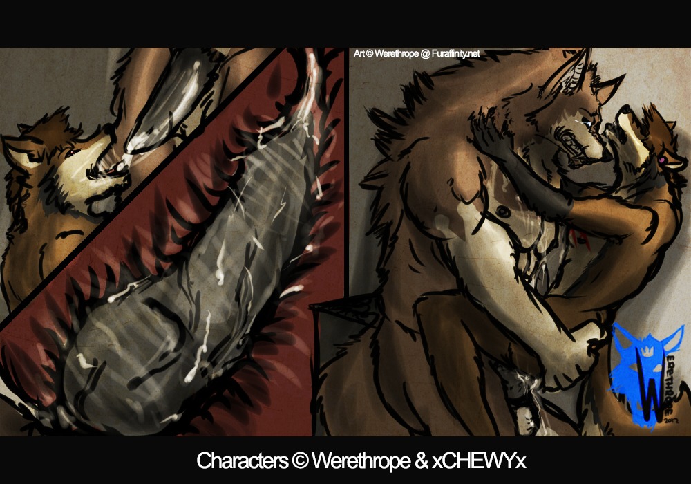 2012 anal anal_knotting anal_penetration anthro balls canid canine canis duo e621 erection fellatio genitals internal knot knotting licking male male/male male_penetrated male_penetrating male_penetrating_male mammal mythological_canine mythological_creature mythology oral penetration penile penis sex tongue tongue_out werecanid werecanine werecreature werethrope werethrope_laporte werewolf wolf