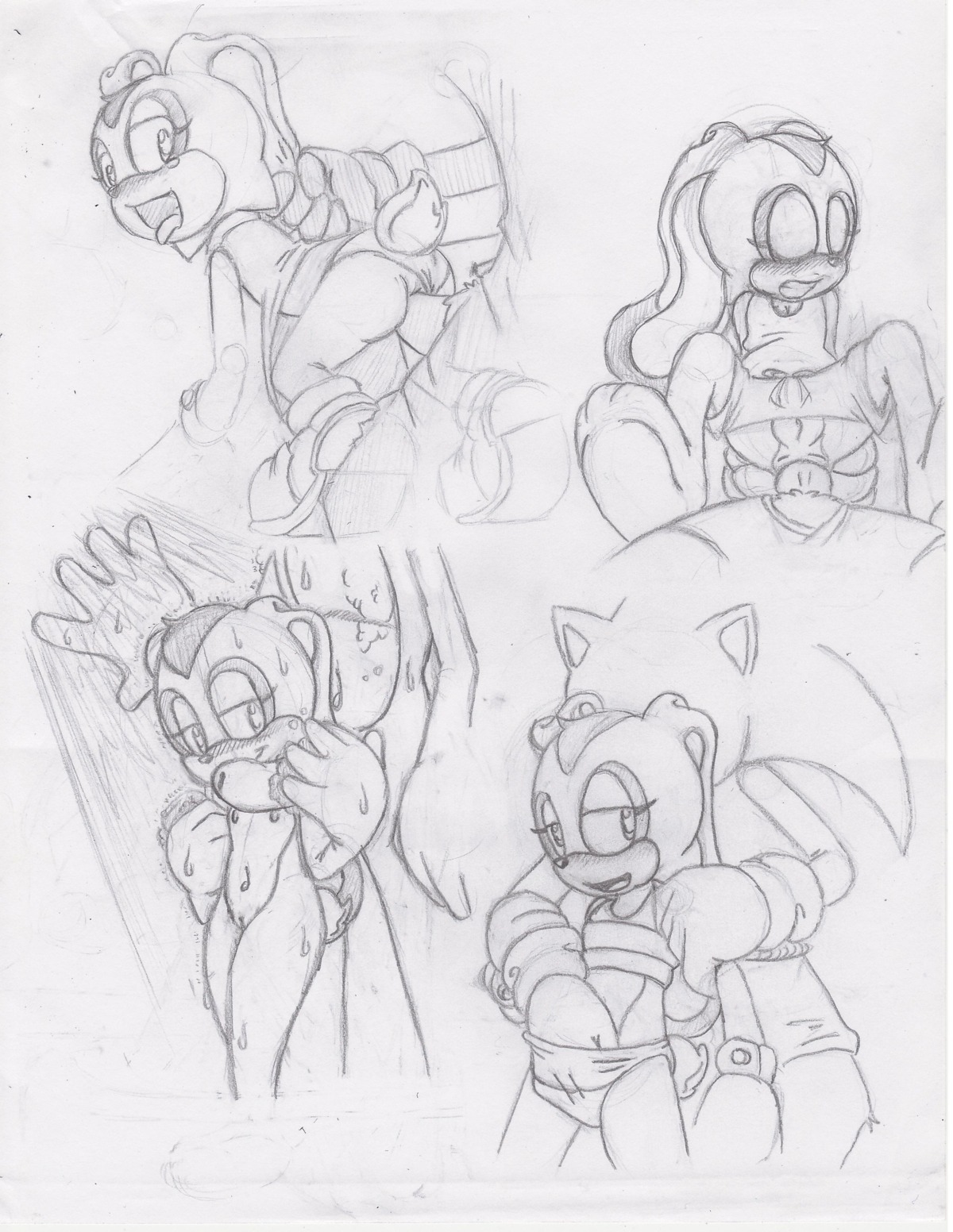 1boy 1girls anal anal_sex anthro body_fur cream_the_rabbit erection female furry hedgehog interspecies male monochrome partial_male penis pussy rabbit rule34 sega sex sketch slyredfox smooth_penis sonic_(series) sonic_the_hedgehog sonic_the_hedgehog_(series) straight toony vagina vaginal_penetration veiny_penis
