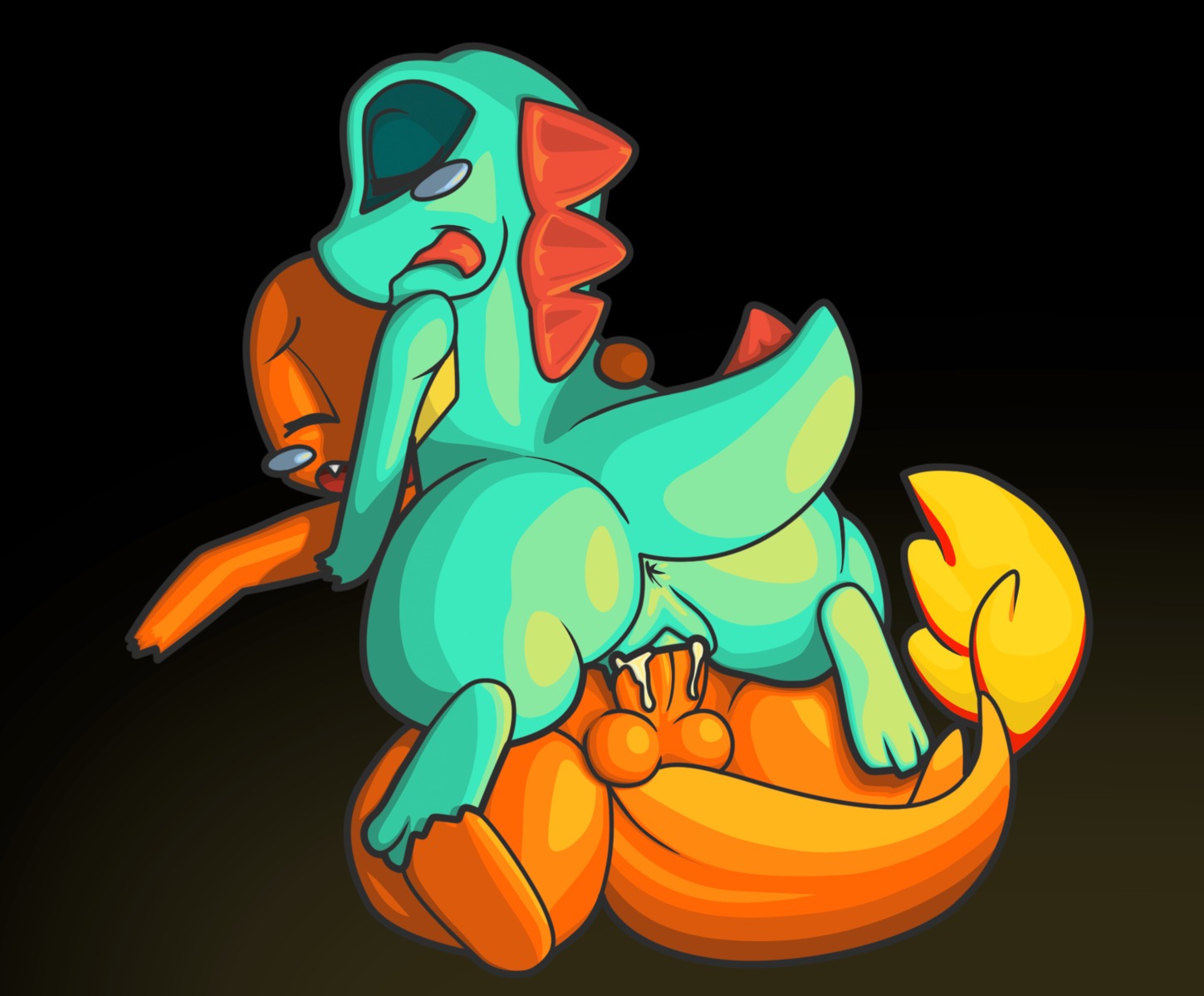 2011 3_fingers 3_toes anus average bald balls blue_body blue_scales blue_skin blush bodily_fluids charmander classified-crud cum cum_in_vagina cum_inside cum_on_penis dark duo e621 erection eyes_closed feet female female_on_top female_penetrated feral feral_on_feral fingers fire flaming_tail from_front_position generation_1_pokemon generation_2_pokemon genital_fluids genitals hi_res interspecies lizard lying male male/female male_on_bottom male_penetrating male_penetrating_female nintendo nude on_back on_bottom on_top open_mouth orange_body orange_scales orange_skin orgasm penetration penile penile_penetration penis penis_in_vagina pokemon pokemon_(species) reptile reverse_missionary_position romantic romantic_couple scales scalie sex shadow sharp_teeth simple_background smile sweat tail teeth toes tongue tongue_out totodile vaginal vaginal_penetration vulva