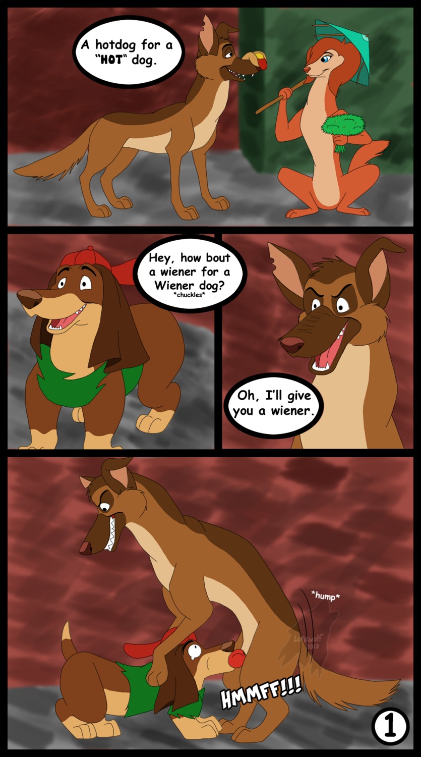 all_dogs_go_to_heaven animal_genitalia animal_penis bird_dog canid canine canine_genitalia canine_penis canis charlie_barkin comic dachshund dialogue digitigrade domestic_dog don_bluth duo e621 english_text erection face_fucking face_mounting fellatio female feral feral_on_feral feral_penetrated feral_penetrating feral_penetrating_feral food forced forced_oral genitals german_shepherd herding_dog hi_res hot_dog humor hunting_dog intraspecies irish_setter irrumatio itchy_itchiford knot lonewolf male male/male male_penetrated male_penetrating male_penetrating_male mammal oral oral_penetration pastoral_dog penetration penile penis penis_in_mouth quadruped sasha_la_fleur setter sex tail text