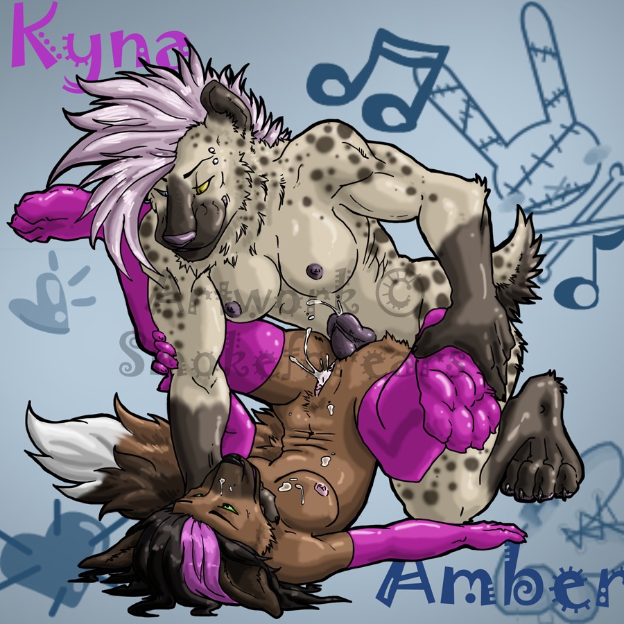 1:1 2012 amber_(femsubamber) anthro barbell_piercing blue_background bodily_fluids breasts brown_body brown_fur brown_hair canid canine clothing cum cum_drip cum_in_vagina cum_inside dripping duo e621 erection eye_contact eyebrow_barbell eyebrow_piercing facial_piercing female fox fur genital_fluids genitals green_eyes grin gynomorph gynomorph/female hair heterochromia hyena intersex intersex/female kneeling kyna latex leg_grab leg_markings legwear looking_at_another lying mammal markings mohawk muscular muscular_intersex musical_note musical_symbol neck_grab nipples nude on_back penis piercing pink_hair rough_sex sex simple_background smile smokeforears socks_(marking) spotted_hyena spread_legs spreading stockings symbol tan_body tan_fur throat_grab upside_down vaginal vulva