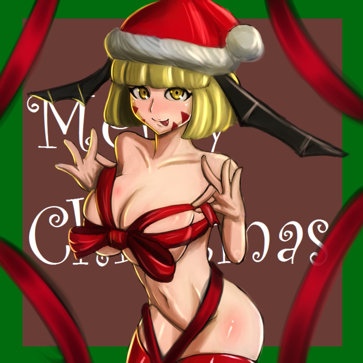 1girls christmas female fortune_ladies fortune_lady_light kemurin rule34 tagme yu-gi-oh!