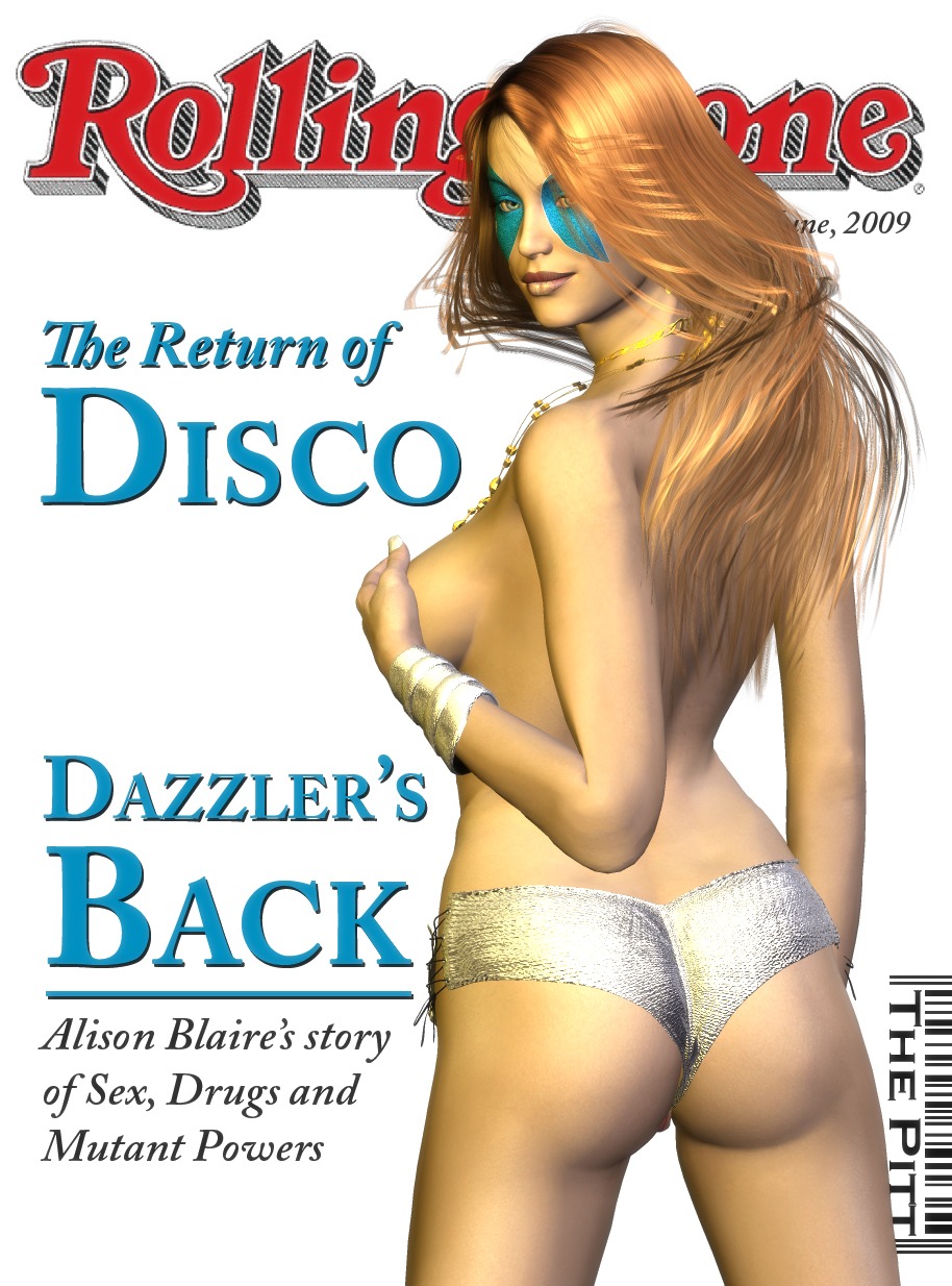 1girls 2009 3d alison_blaire anus ass breasts dazzler female looking_back marvel marvel_comics rule34 sideboob solo straight_hair the_pitt topless x-men