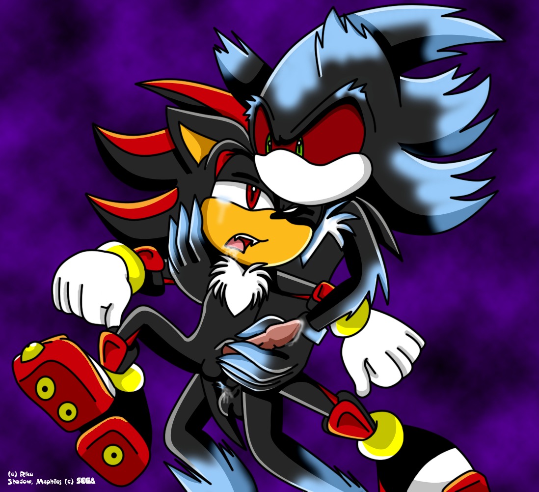 2boys anal_sex anthro gay green_eyes handjob hedgehog male male_only mephiles_the_dark open_mouth penis red_eyes riku_(artist) rule34 shadow_the_hedgehog sonic_(series) yaoi