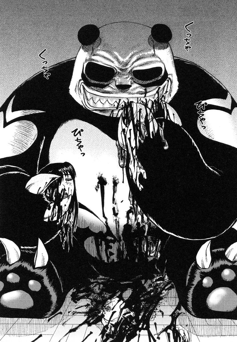 ambiguous_gender ambiguous_pred bear black_and_white blood bodily_fluids claws death death_panda decapitation duo e621 female female_prey feral giant_panda gore grotesque_death hard_vore hi_res human mammal monochrome pen_(artwork) severed_body_part severed_head sitting traditional_media_(artwork) uziga_waita vore