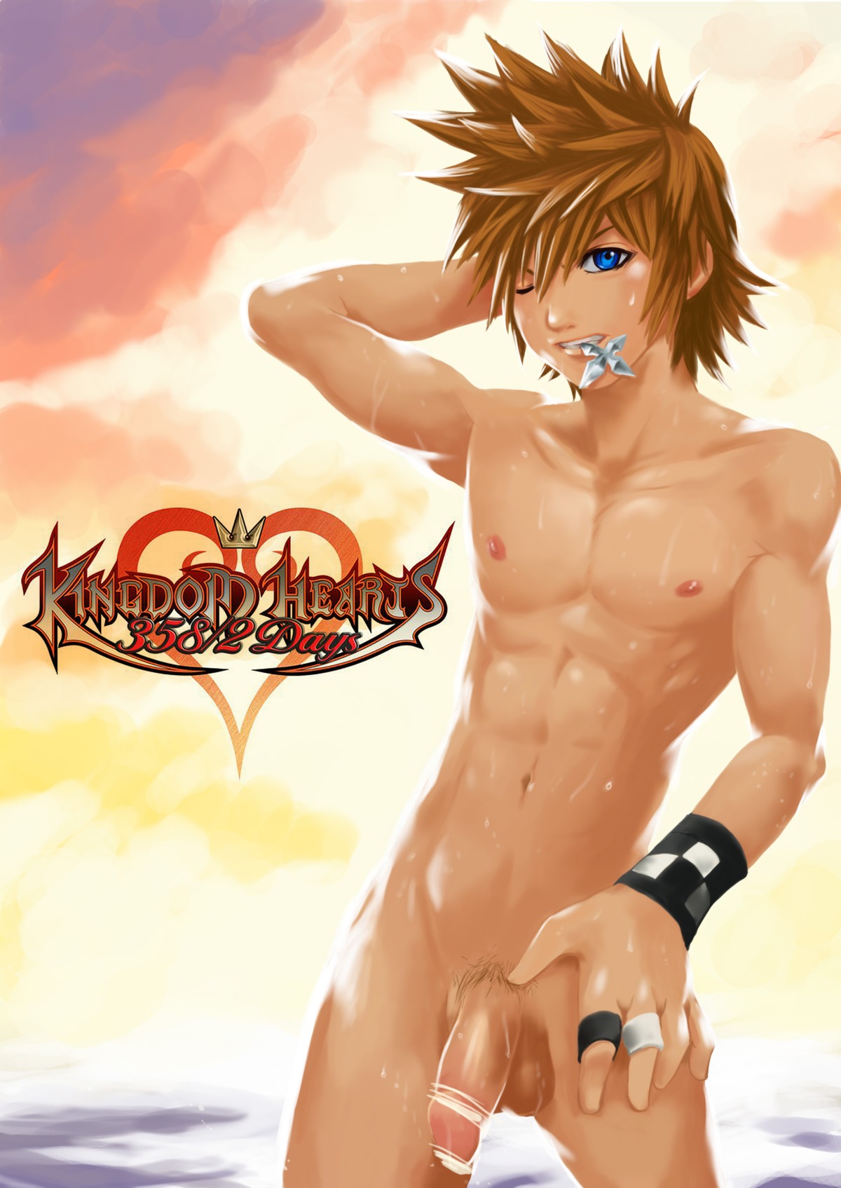 balls disney kingdom_hearts male male_only penis roxas rule34 square_enix tagme testicles