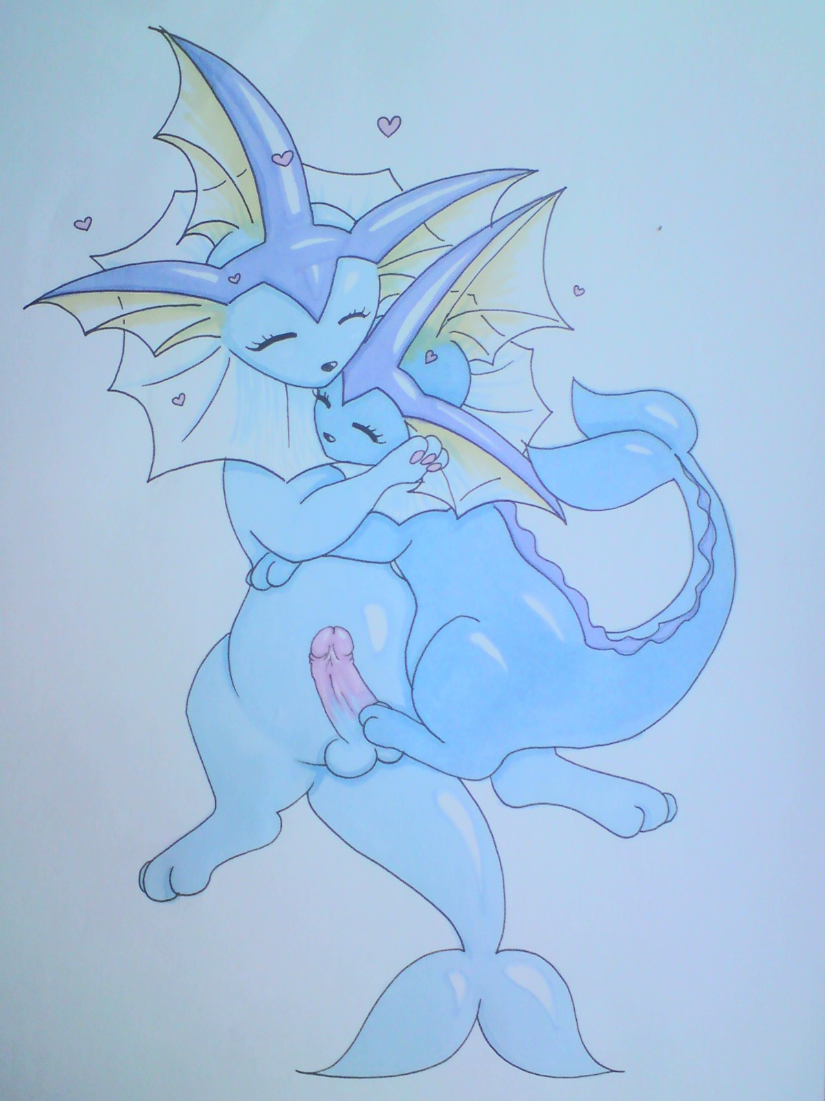 balls blue_skin color eeveelution feral head_fins male male_vaporeon nintendo nude penis pok&eacute;mon_(species) pokemon pokemon_(species) rule34 tagme tail tail_fin testicles vaporeon