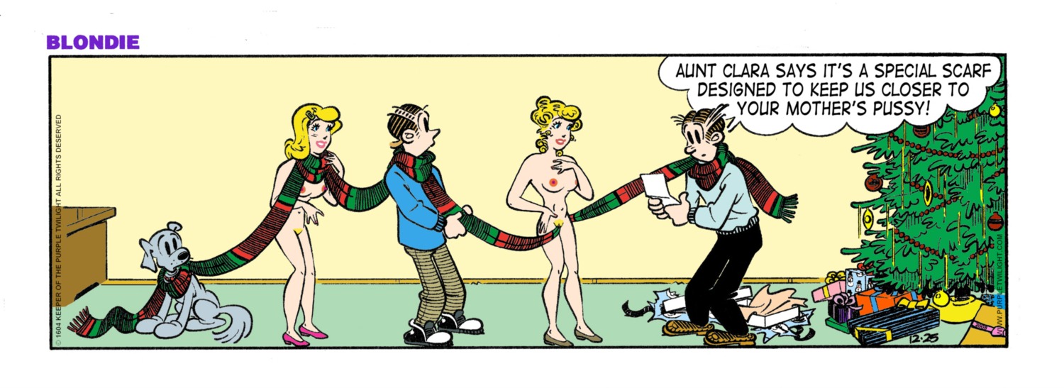 blondie_(comic) blondie_bumstead clothing comic_strip dagwood_bumstead edit female human mostly_nude rule34 tagme