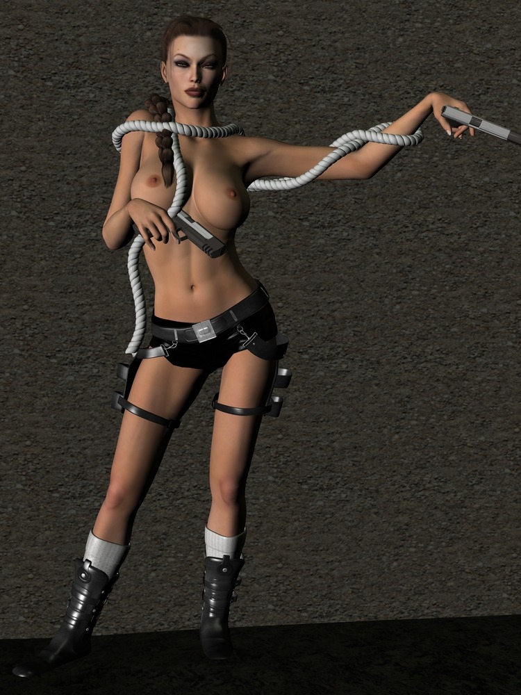 3d female female_only human lara_croft lara_croft_(classic) rule34 sasha2000dog solo tagme tomb_raider tomb_raider_(classic)