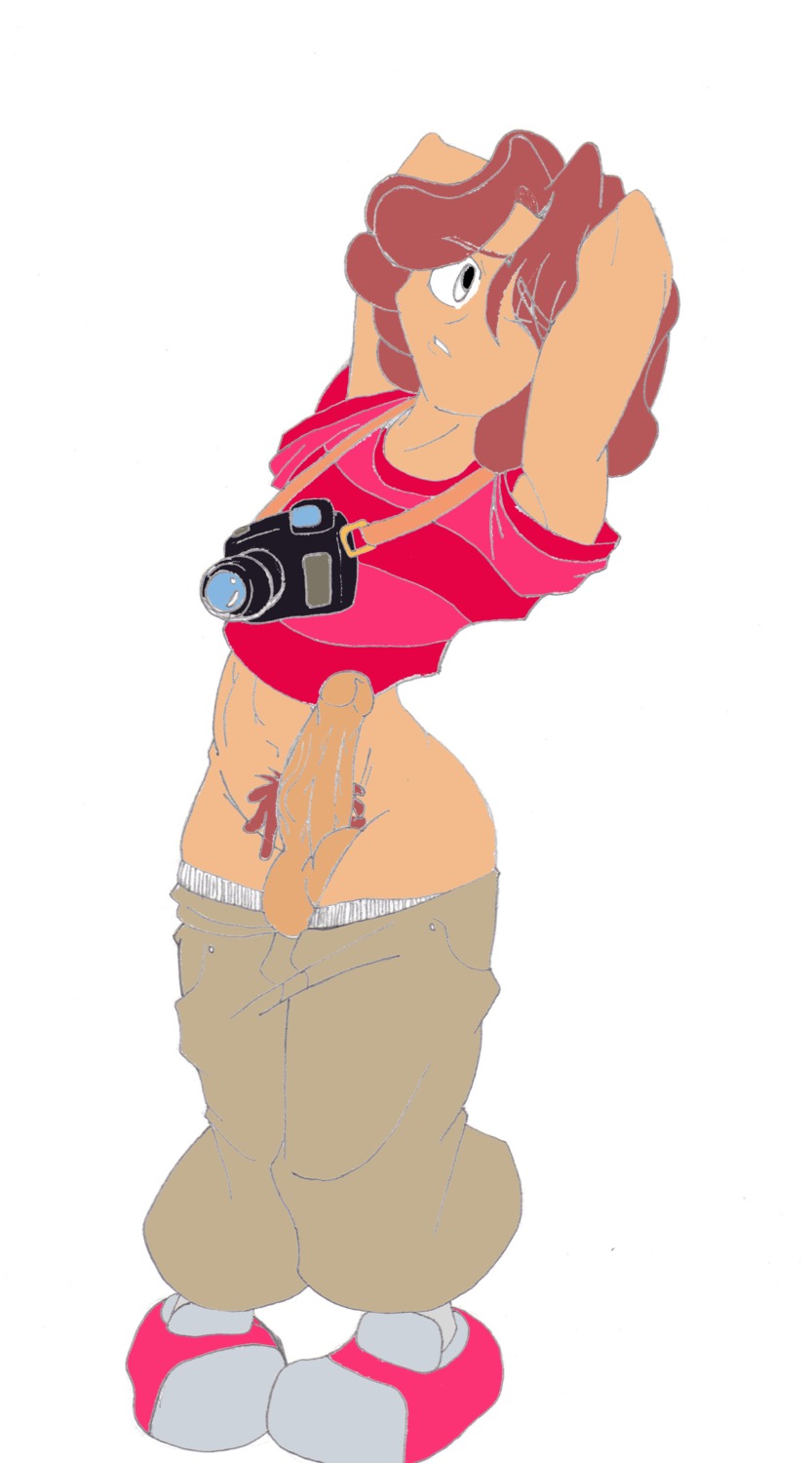 balls camera clothes color erection footwear front_view hair human male male_only pants penis pokemon rule34 shirt shoes short_hair solo tagme testicles todd_snap tooru_(pokemon)
