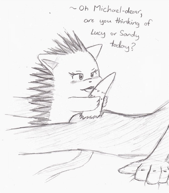 anthro bittersweet_candy_bowl feline female furry hedgehog interspecies lily_(bcb) mike_(bcb) rule34 tagme webcomic