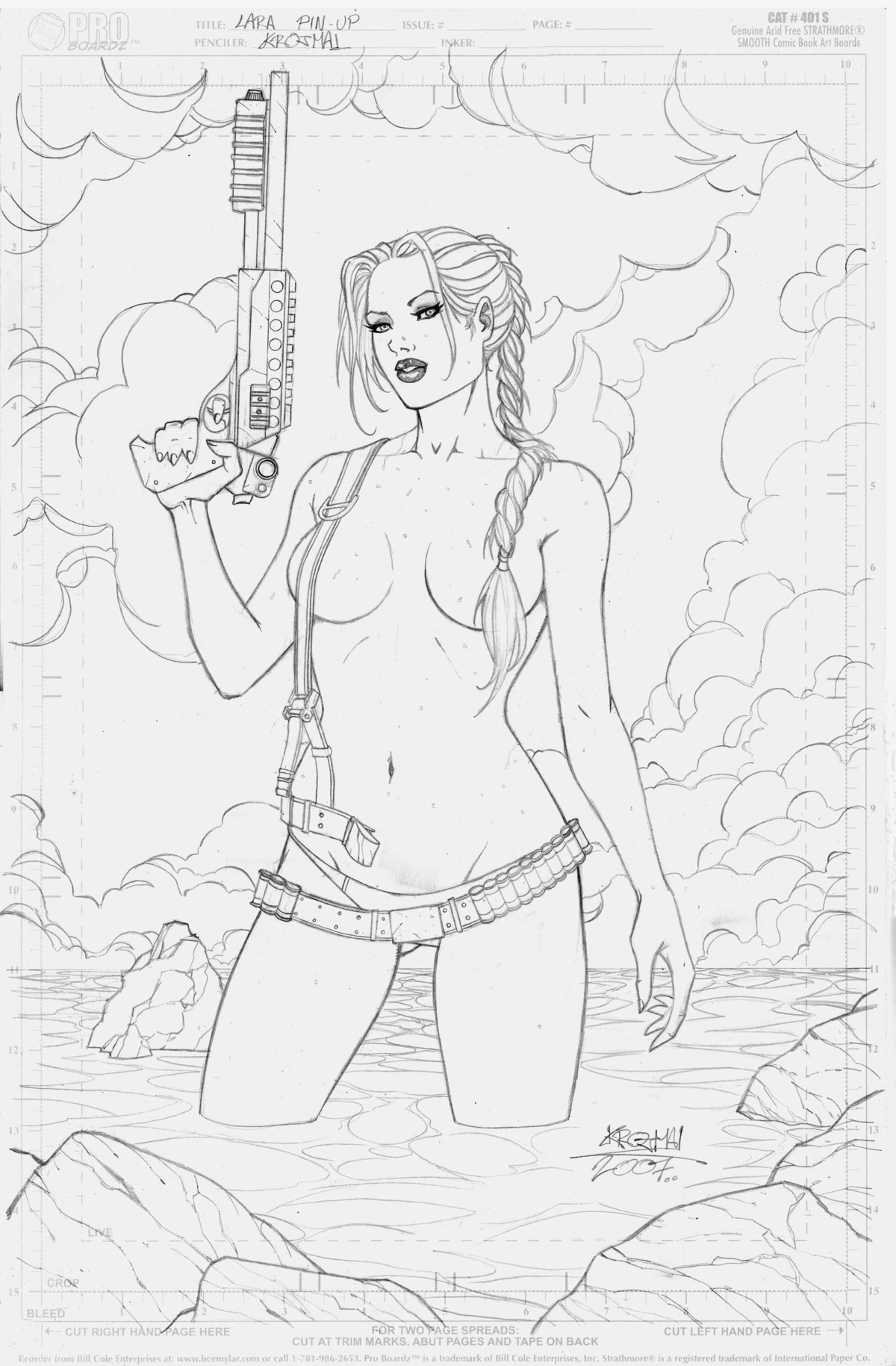2007 female female_only human lara_croft lara_croft_(classic) monochrome rule34 solo tagme tomb_raider tomb_raider_(classic)