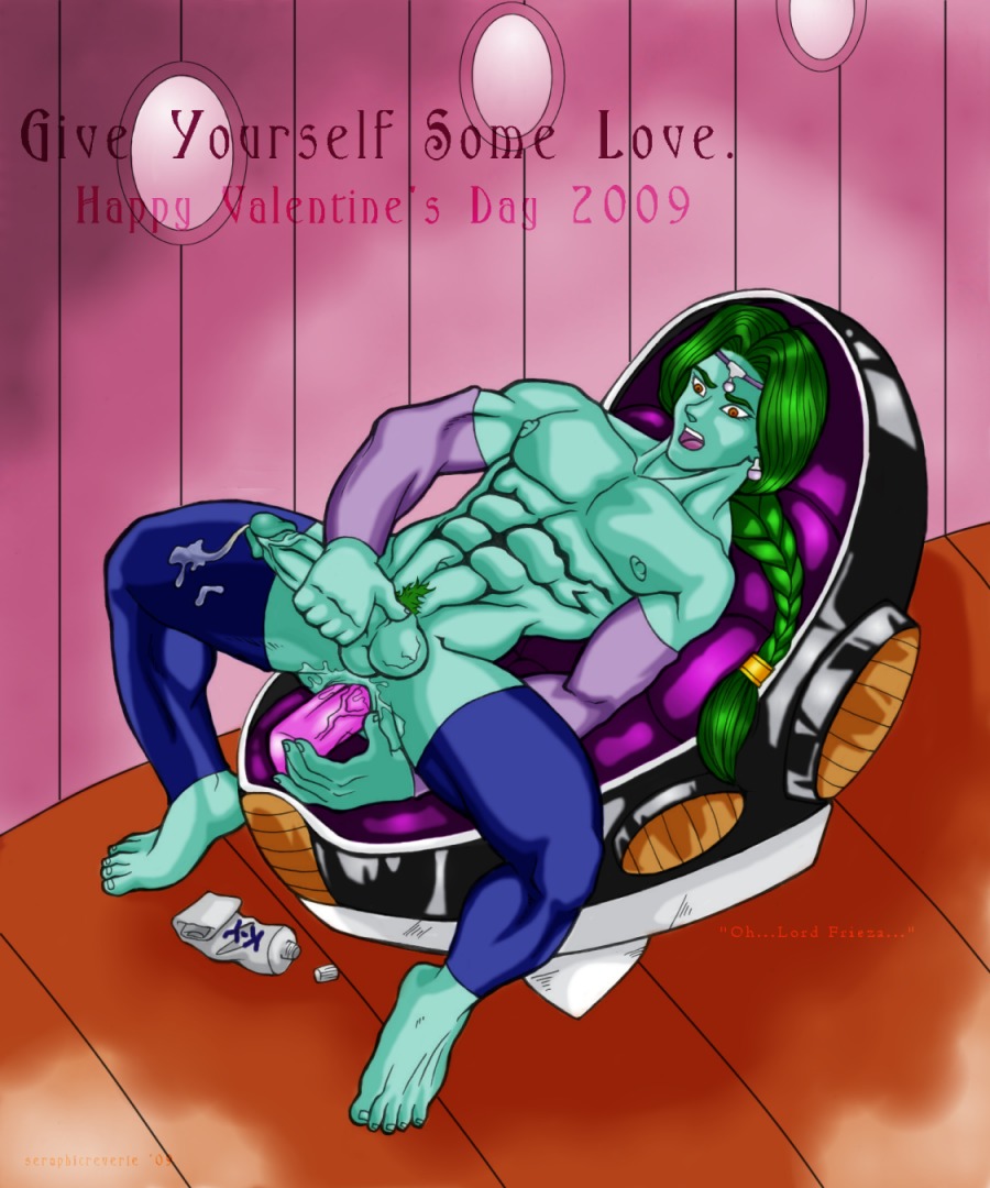 2009 dragon_ball dragon_ball_z male male_only rule34 serophicreveie solo straight_hair valentine's_day zarbon