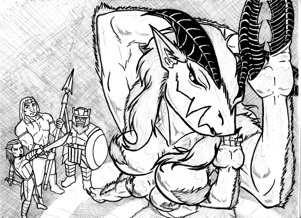 breasts dungeons_and_dragons female glabrezu male multi_arm multi_breast multi_limb rule34 rule_63 tagme