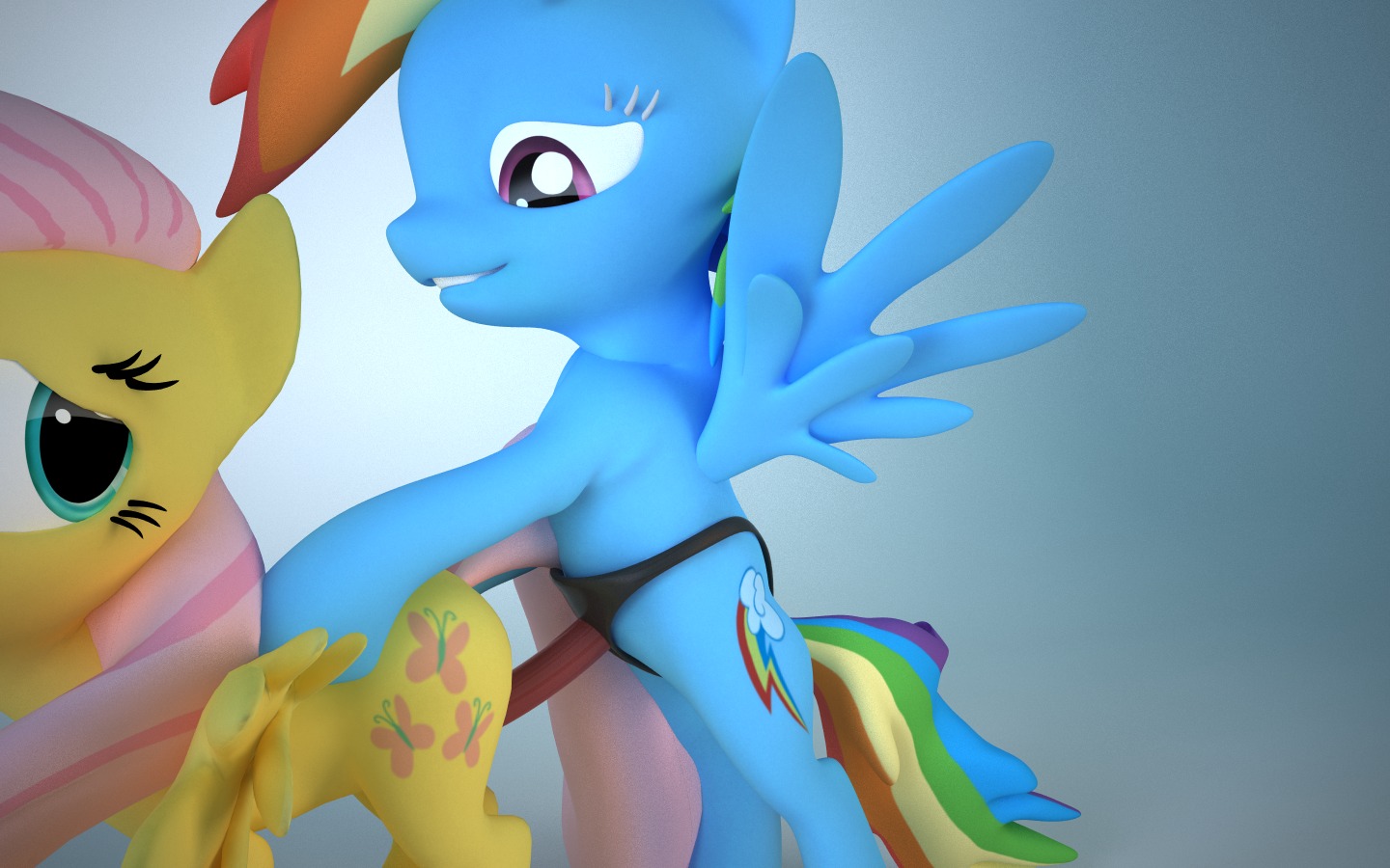 16:10 3d_(artwork) blue_body blue_feathers blue_fur c4d cutie_mark digital_media_(artwork) dildo duo e621 equid equine feathered_wings feathers female female/female feral fluttershy_(mlp) friendship_is_magic fur garry's_mod hair hasbro mammal multicolored_hair multicolored_tail my_little_pony mythological_creature mythological_equine mythology natmaxex pegasus pink_hair purple_eyes rainbow_dash_(mlp) rainbow_hair rainbow_tail sex sex_toy shy simple_background strapon tail teal_eyes widescreen wing_boner wings yellow_body yellow_feathers yellow_fur