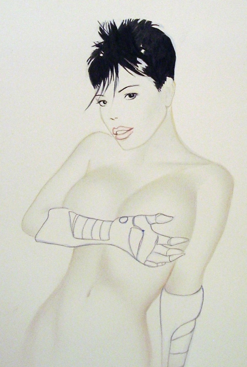 1girls breasts covering_breasts female female_only human marvel marvel_comics mostly_nude new_x-men noriko_ashida realistic rule34 solo surge_(x-men) tagme x-men