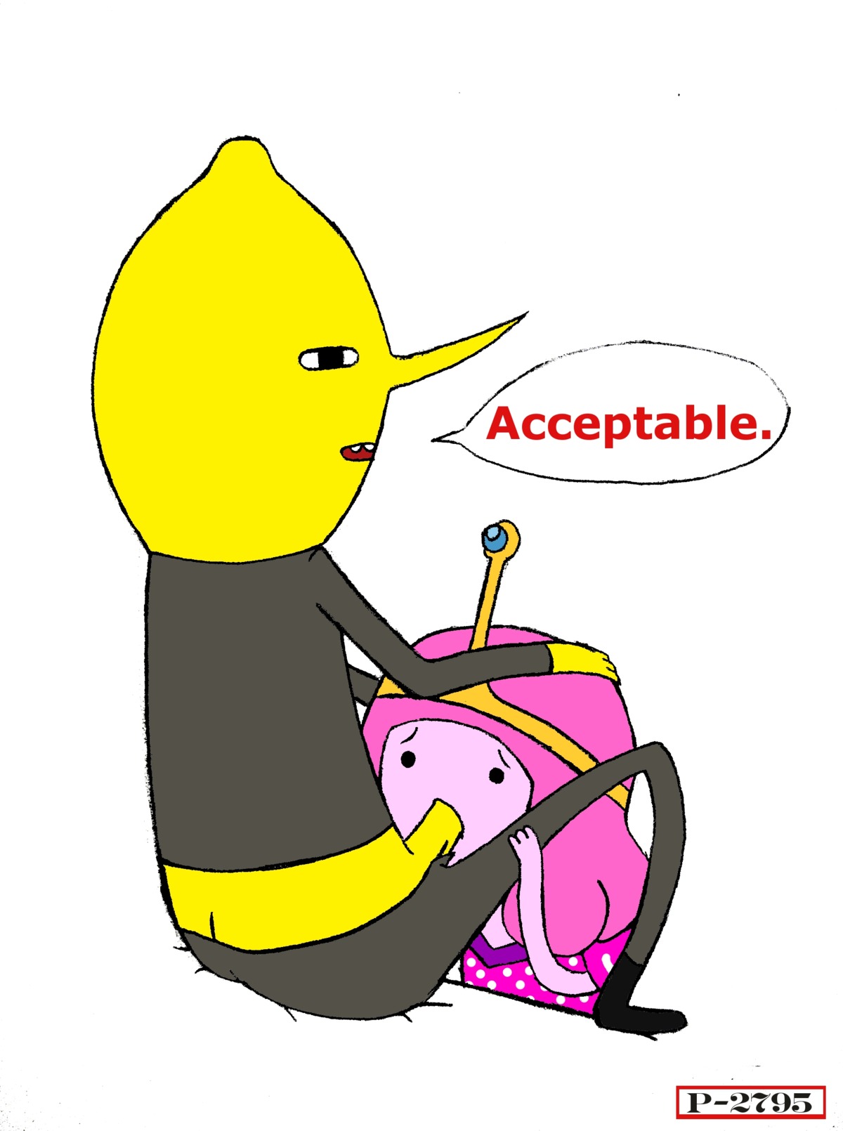 1boy 1girls adventure_time blowjob earl_lemongrab female male p-2795 princess_bubblegum rule34 tagme