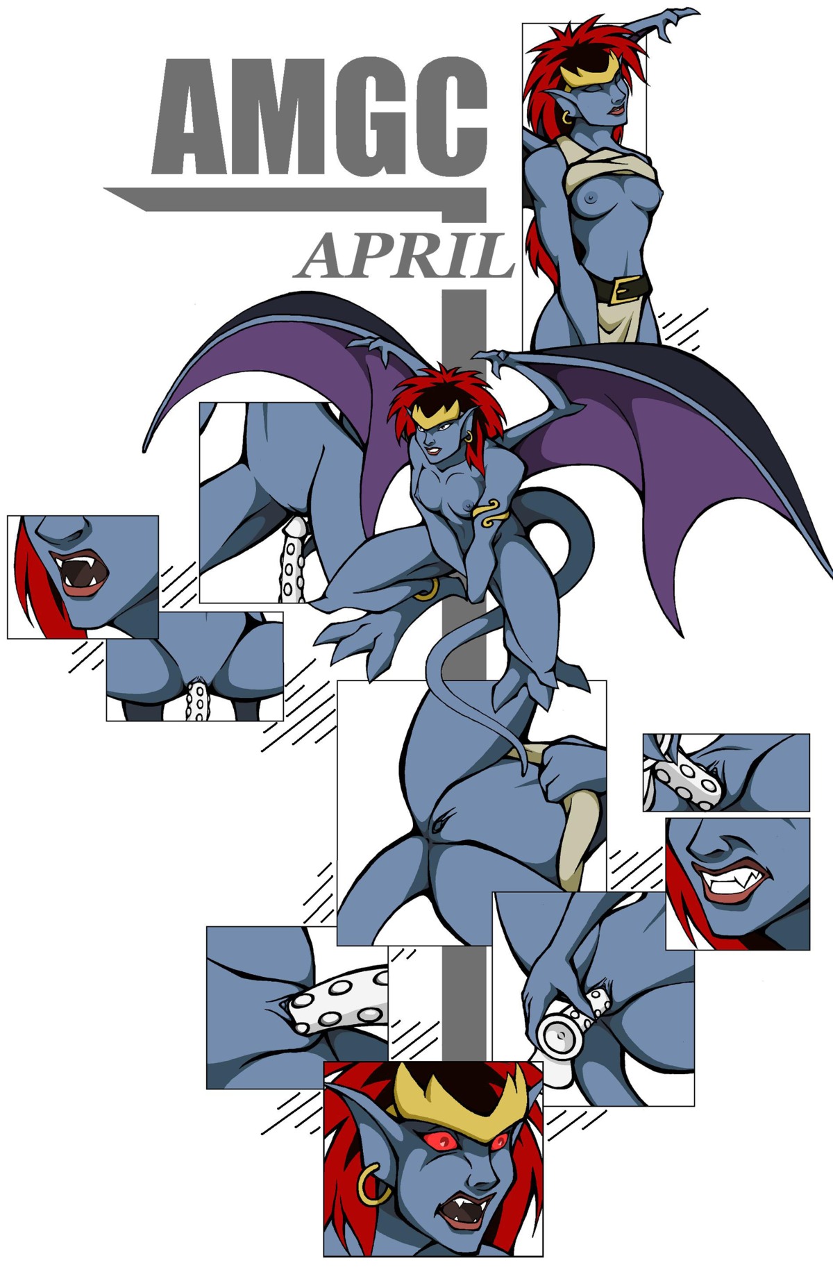 comic demona disney female gargoyles nipples pussy rule34 tagme