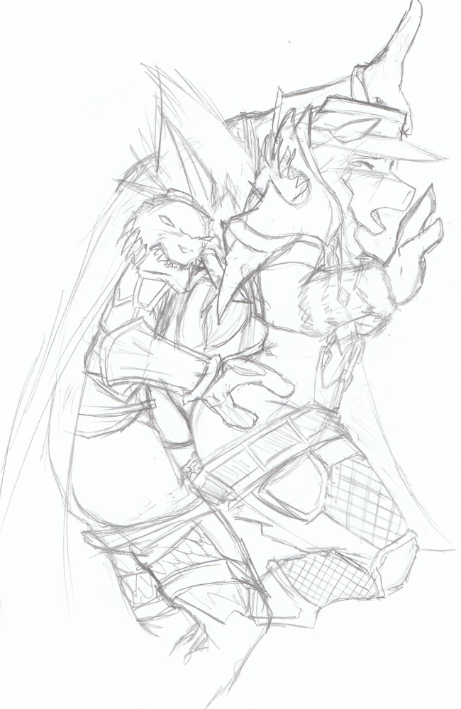 anthro bovine female male rule34 sildre sketch tagme tauren troll warcraft world_of_warcraft
