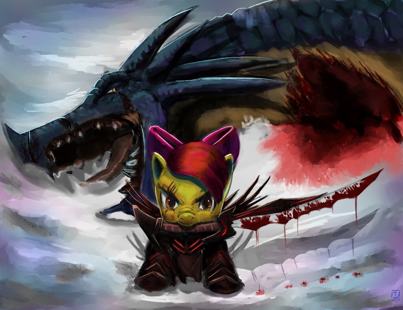 2012 accessory amber_eyes apple_bloom_(mlp) armor bethesda_game_studios blood bodily_fluids bow_(feature) bow_accessory bow_ribbon clothed clothing crossover danosix death dragon dripping duo e621 earth_pony equid equine female feral friendship_is_magic fur green_body green_scales hair hair_accessory hair_bow hair_ribbon hasbro horse looking_at_viewer male mammal melee_weapon microsoft mouth_hold my_little_pony mythological_creature mythological_scalie mythology object_in_mouth open_mouth outside pony red_eyes red_hair ribbons scales scalie simple_background skyrim snow sword sword_in_mouth the_elder_scrolls tongue weapon weapon_in_mouth yellow_body yellow_fur young young_feral