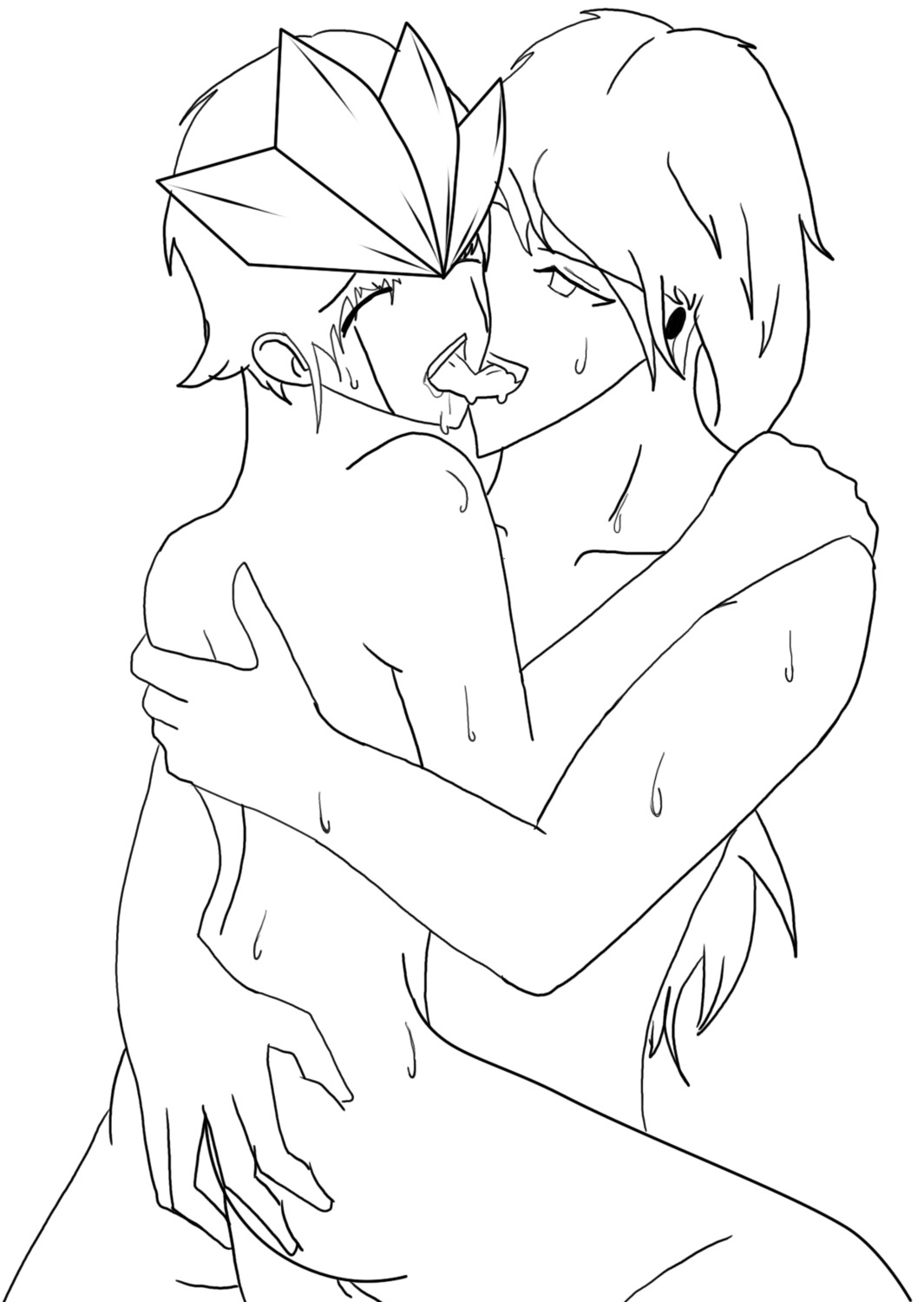 gemini_man giaru_(artist) male male_only mega_man mega_man_3 rule34 snake_man tagme