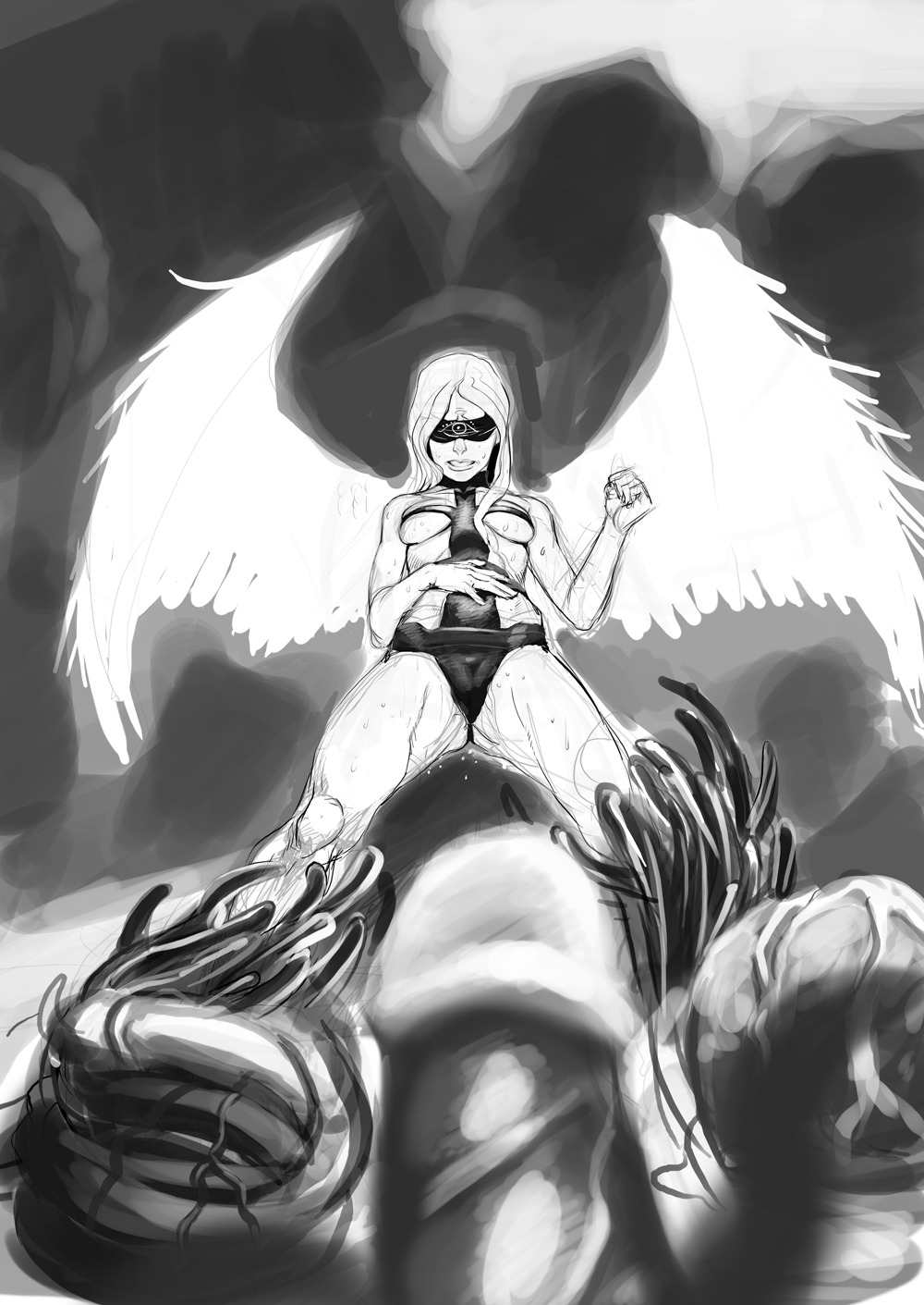 angel angel_(megami_tensei) atlus female idlecil mara_(megami_tensei) megami_tensei rule34 shin_megami_tensei