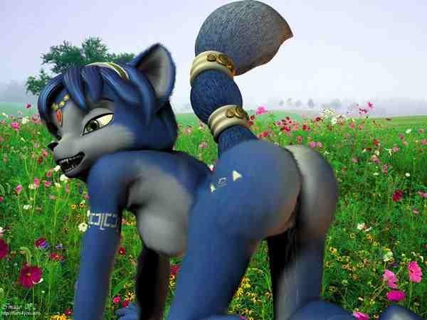3d anthro color female female_only fox fur furry krystal rule34 solo star_fox tagme