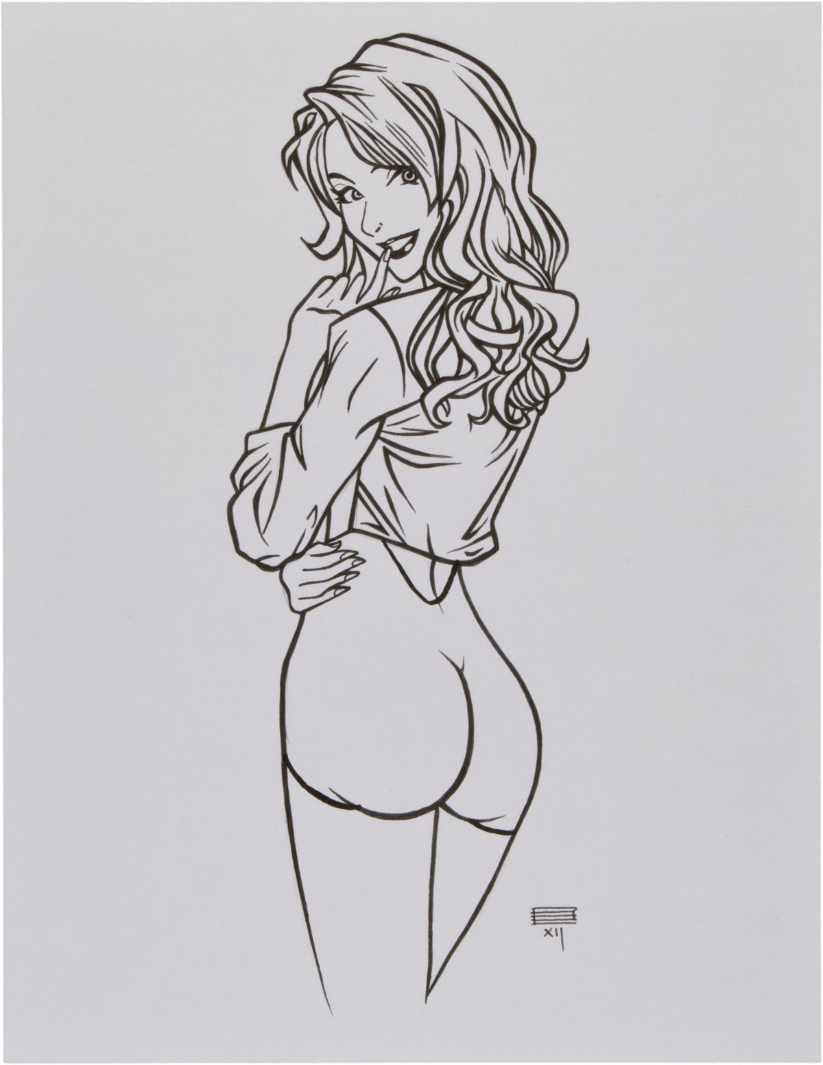 artist_request black_canary dc dc_comics female green_arrow_(series) greyscale rule34 signature tagme text