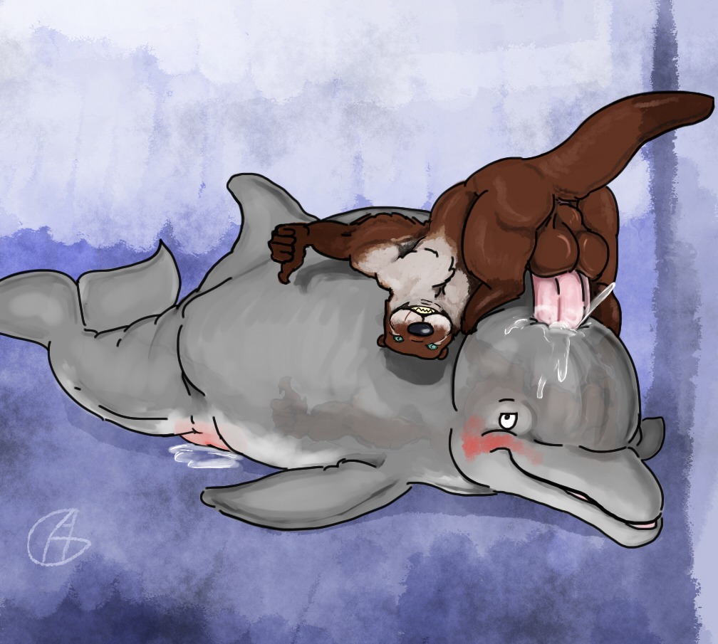 anus aquatic backsack balls big_balls big_penis blowhole blowhole_penetration blush bodily_fluids brutality cetacean cum cum_in_blowhole cum_inside cum_on_face digitigrade dolphin duo e621 erection female female_penetrated feral feral_on_feral feral_penetrated gabusan genital_fluids genitals gesture green_eyes hand_gesture imminent_death interspecies larger_female larger_penetrated lying male male/female male_penetrating male_penetrating_female mammal mustelid nasal nasal_penetration nude oceanic_dolphin on_front otter penetration penile penile_penetration penis penis_in_blowhole sex size_difference slightly_chubby smaller_male thumbs_up toothed_whale unusual_penetration upside_down vaginal_fluids vulva
