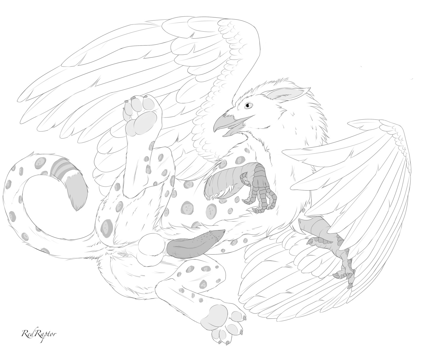 4_toes absurd_res anisodactyl anus avian avian_feet backsack balls beak bird claws corvid corvus_(genus) e621 erection faunoiphilia feathered_wings feathers feet felid feral fur genitals grave_gryphon greyscale gryphon hi_res jaguar leucistic looking_away male mammal monochrome mythological_avian mythological_creature mythology nude open_beak open_mouth oscine pantherine passerine paws penile_spines penis presenting raven redraptor16 simple_background solo spread_legs spreading tail tail_anus talons toes white_background wings
