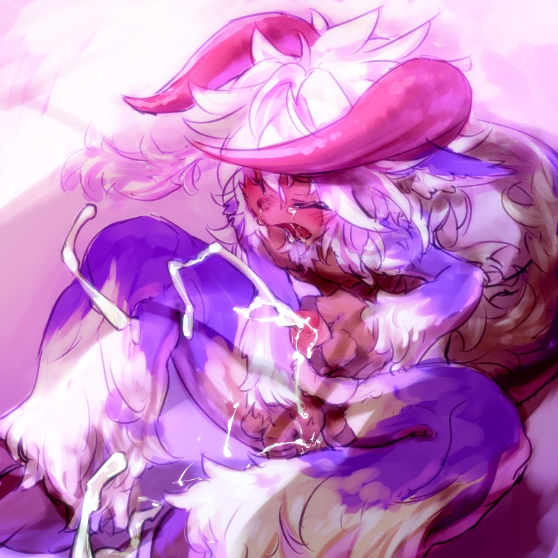 1:1 anal anal_fingering anal_masturbation anthro balls behemoth_(cotora) behemoth_(final_fantasy) bodily_fluids bovid bovine cotora cum cumshot e621 ejaculation erection eyes_closed final_fantasy fingering fingering_self genital_fluids genitals hooves horn humanoid_genitalia humanoid_penis male mammal masturbation nude orgasm penile penile_masturbation penis solo square_enix tears young young_anthro young_male