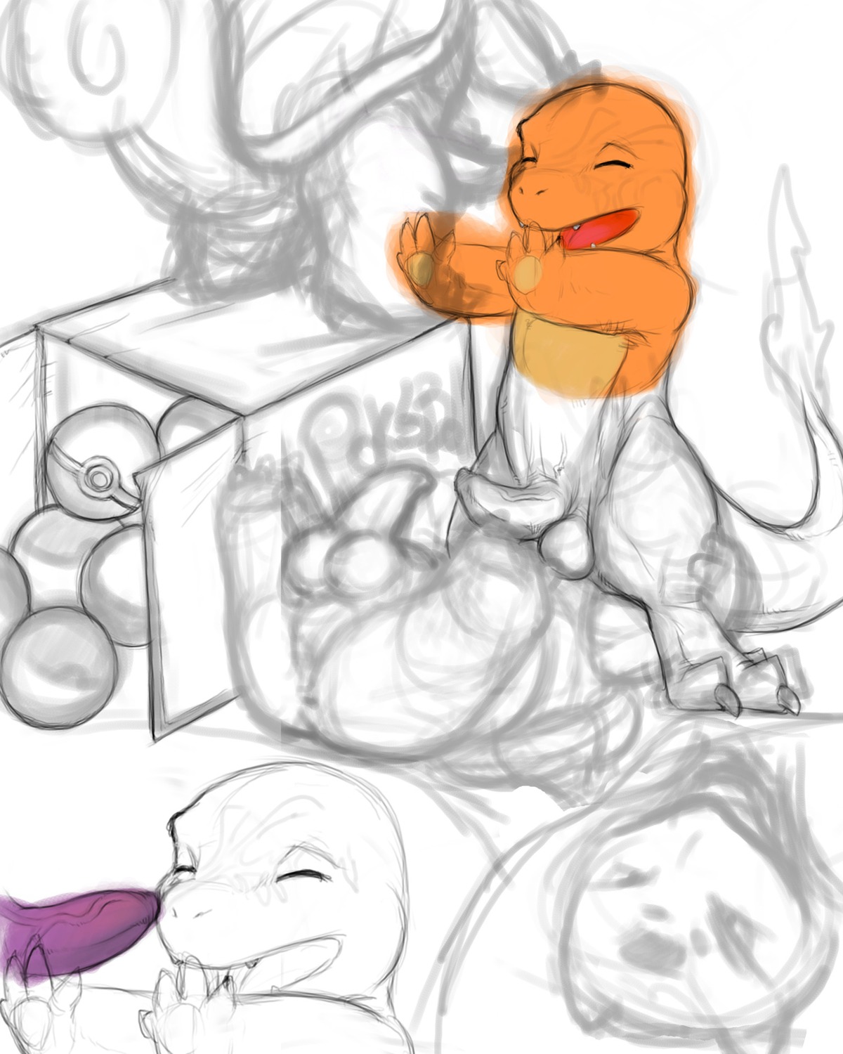 4:5 anal balls bodily_fluids bulbasaur charmander crouching cum cum_on_face cumshot e621 ejaculation erection eyes_closed facesitting feral fire flaming_tail front-quarter_view front_view generation_1_pokemon genital_fluids genitals group hand_on_another's_butt hand_on_butt hi_res legs_up looking_pleasured lying male male/male male_penetrated male_penetrating male_penetrating_male narse nintendo nude on_back open_mouth oral orange_body orange_skin orgasm partially_colored penetration penis pokeball pokemon pokemon_(species) rear-quarter_view rear_view reptile rimming scalie sex shell simple_background sitting sitting_on_another sketch spread_legs spreading squirtle starter_trio tail three-quarter_view tongue_showing unfinished white_background