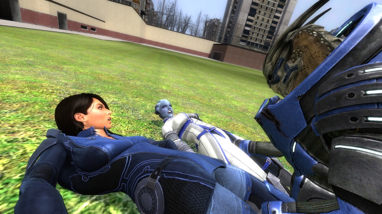 3d 3d_(artwork) anthro anthro_female artist_request asari ashley_williams breasts female garrus_vakarian garry's_mod gm_construct gm_construct_(garry's_mod_map) liara_t'soni mass_effect multiple_females rule34 tagme
