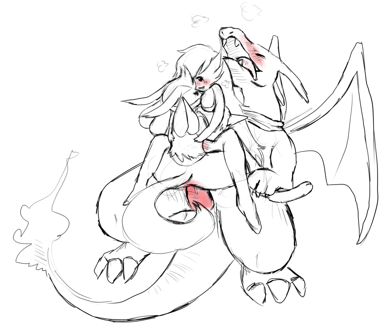 1girls 2012 2boys anal anal_sex anthro bisexual charizard female feral furry gardevoir gay haychel lucario male nintendo no_humans penetration pokemon pokemon_(species) pokemon_rse rule34 straight