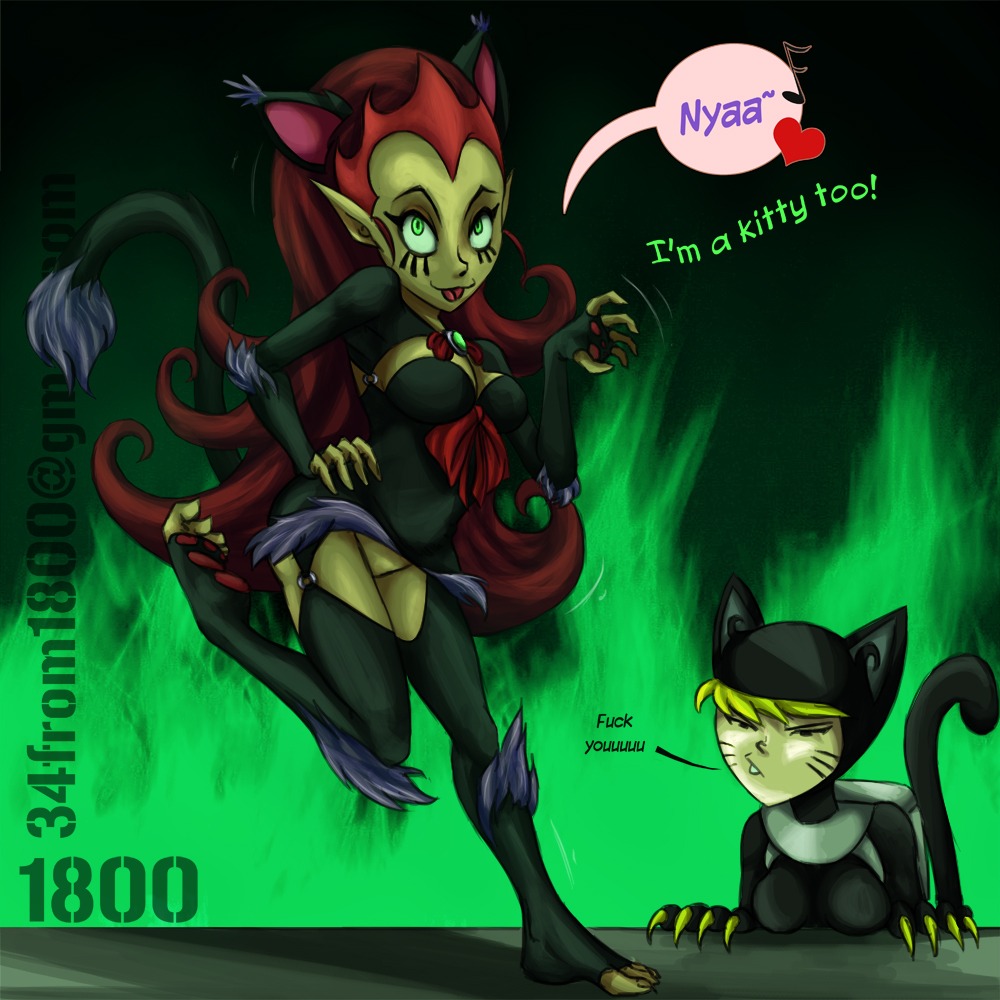 1800 female katnappe rule34 straight_hair tagme wuya xiaolin_showdown