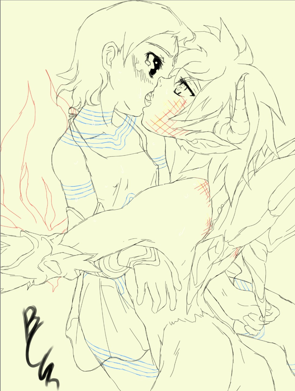bcs breath_of_fire breath_of_fire:_dragon_quarter capcom clothing dress erect_nipples erect_nipples_under_clothes female nina_(breath_of_fire_v) nipples rule34 ryuu_(breath_of_fire_v) smooth_skin
